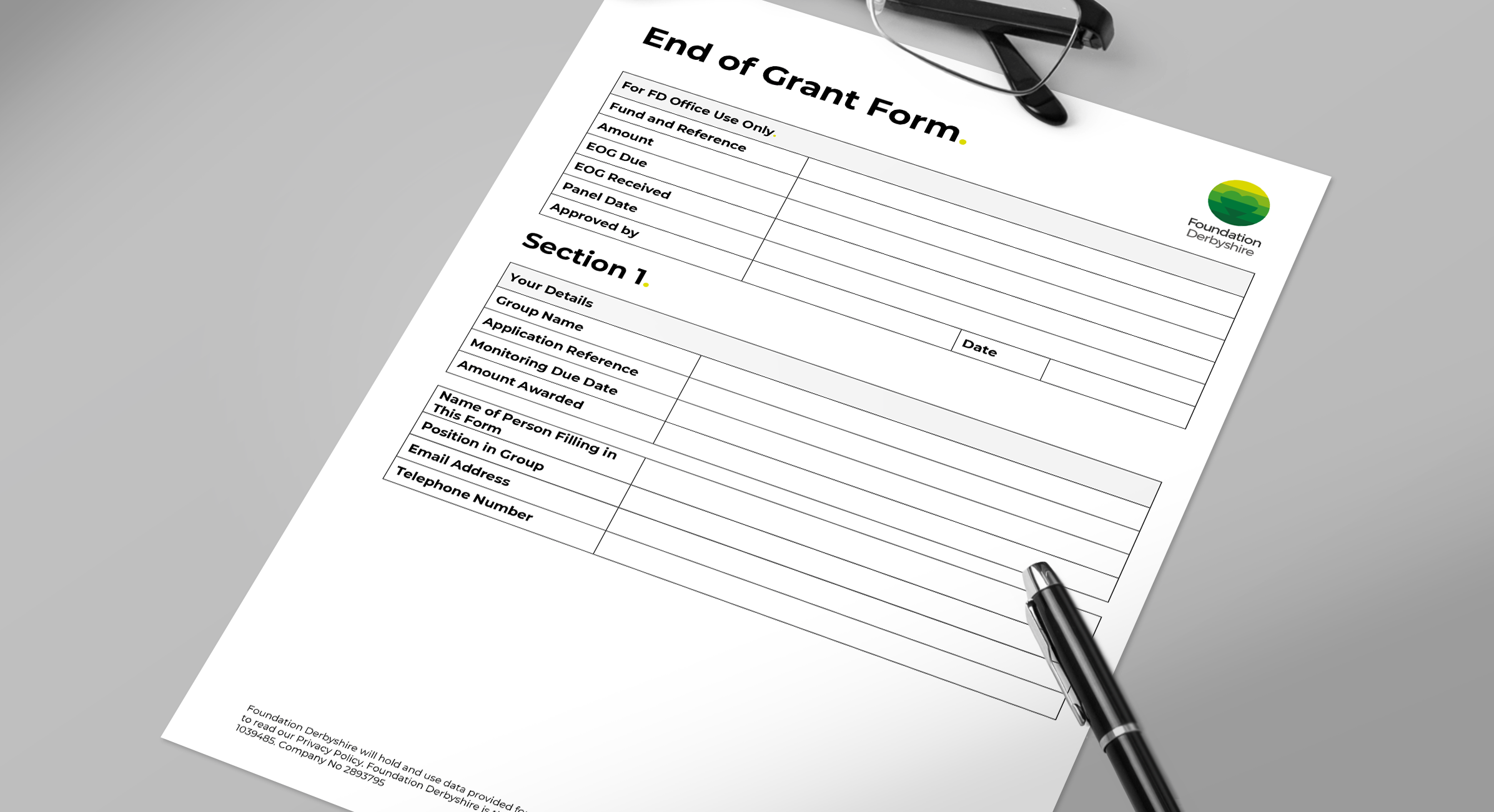 End of Grant Form
